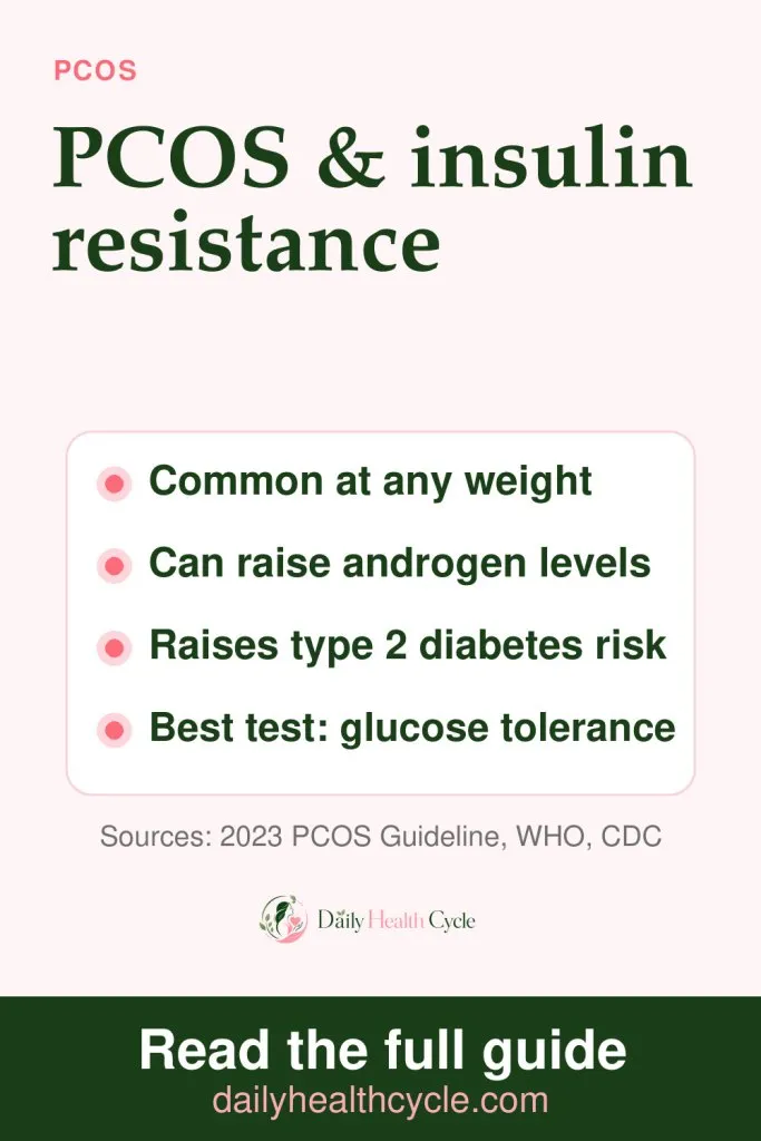 PCOS and insulin resistance: 4 things to know